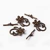 Tibetan Style Toggle Clasps MLF0677Y-NF-1
