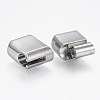 304 Stainless Steel Magnetic Clasps X-STAS-F130-25P-2