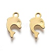201 Stainless Steel Charms STAS-B001-45G-1