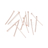 Brass Flat Head Pins KK-WH0058-03A-RG-3