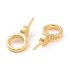 925 Sterling Silver Screw Eye Peg Bails STER-D035-46G-3