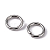 Tarnish Resistant 304 Stainless Steel Open Jump Rings STAS-E067-08-8mm-3