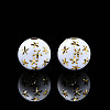 Craft Style Opaque White Acrylic Beads MACR-N012-11-B02-2