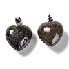 Synthetic Black Stone Pendants G-I311-A05-2