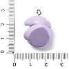 Opaque Resin Pendants RESI-P043-01P-08-3