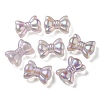 UV Plating Luminous Transparent Acrylic Beads OACR-P010-08D-1