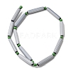 Handmade Lampwork Chevron Beads LAMP-Z019-01-14-2