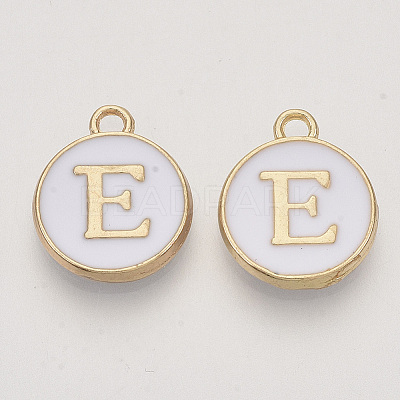 Golden Plated Alloy Charms LS-X-ENAM-S118-01E-1