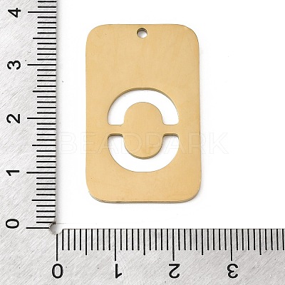 304 Stainless Steel Pendants STAS-D200-01O-G-1