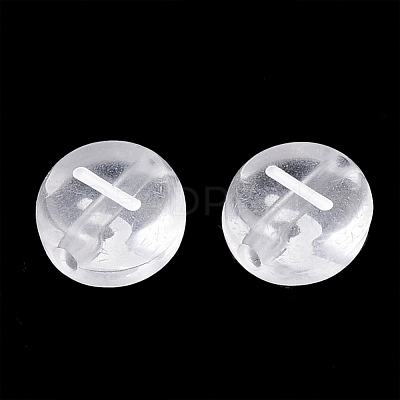 Transparent Acrylic Beads TACR-N002-04B-1