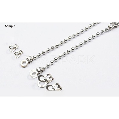 Tarnish Resistant 304 Stainless Steel Ball Chain Connectors X-STAS-R089-04-1
