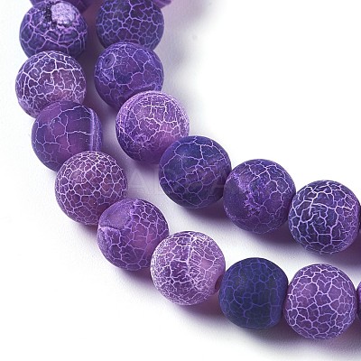 Natural Weathered Agate Beads Strands G-P414-A03-1