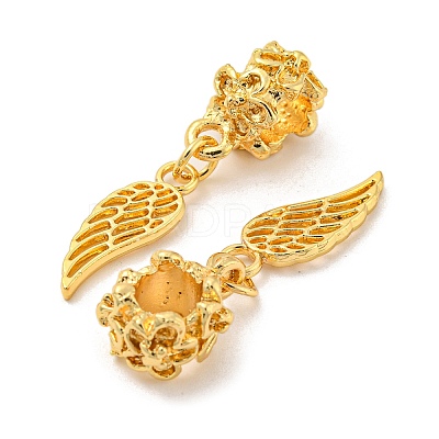 Tibetan Style Alloy European Dangle Charms PALLOY-F199-23G-1