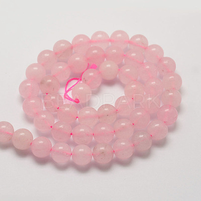 Natural Rose Quartz Bead Strands X-G-P281-02-4mm-1