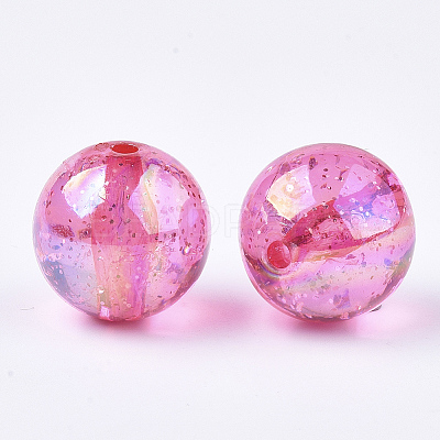 Transparent Acrylic Beads X-TACR-T006-01A-06-1