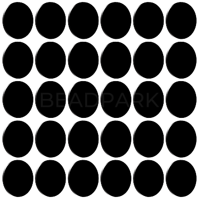 30Pcs Acrylic Flat Round Action Figure Display Bases KY-FG0001-13-1