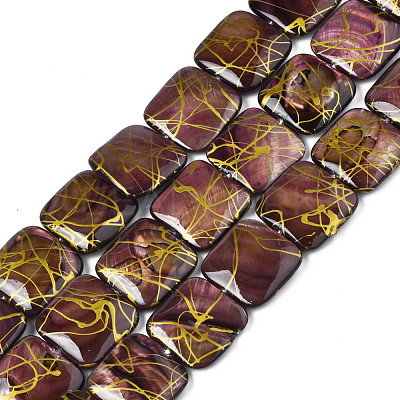 Natural Freshwater Shell Beads Strands SHEL-N026-173-1