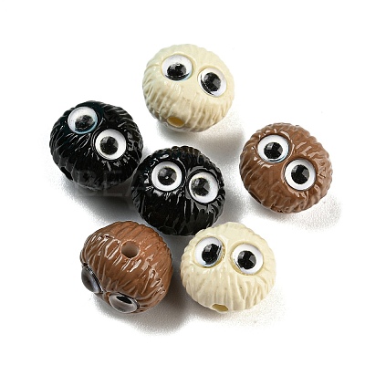 Baking Paint Acrylic with Glass Beads OACR-Q189-05-1
