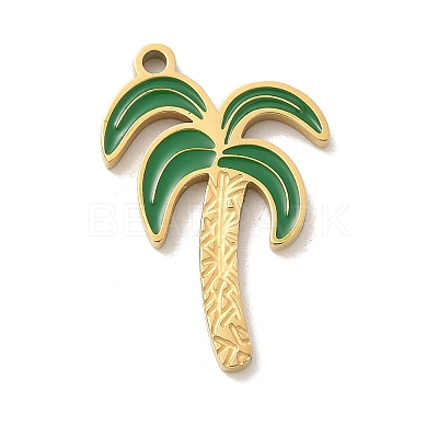 304 Stainless Steel Enamel Pendants STAS-I322-84F-G-1