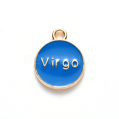Alloy Enamel Pendants ENAM-S124-01A-02B-1