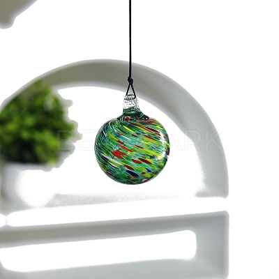 Hand-Blown Glass Christmas Ball Hanging Ornaments PW-WGE4637-05-1