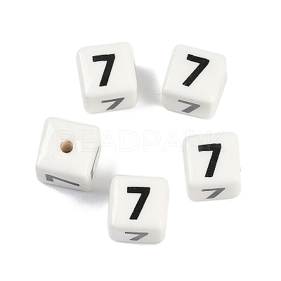 Glazed Porcelain Beads PORC-R003-07-07-1