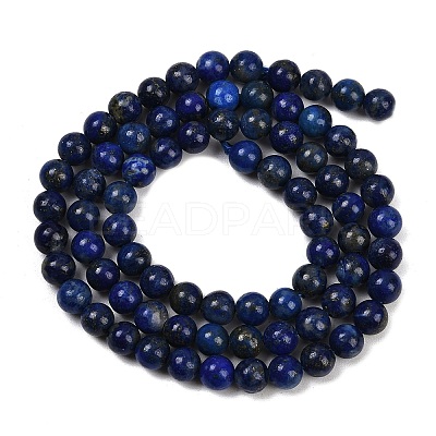 Natural Lapis Lazuli Beads Strands G-G423-5mm-AB-1