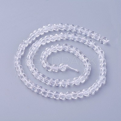 Grade A Natural Quartz Crystal Beads Strands G-F619-34-1