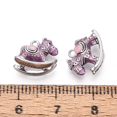Brass Enamel Pendants KK-T081-16C-P-1