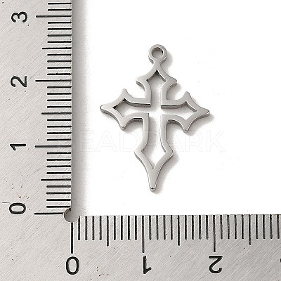 Non-Tarnish 304 Stainless Steel Pendants STAS-L022-318P-1