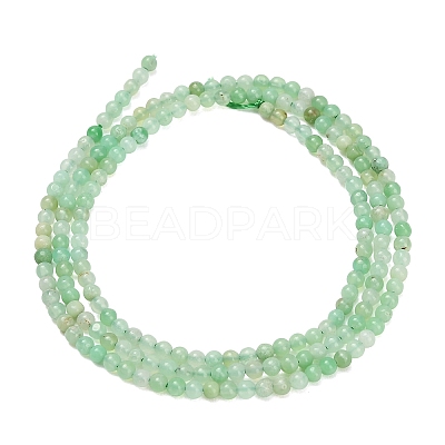 Natural Chrysoprase Beads Strands G-A322-A01-2mm-1