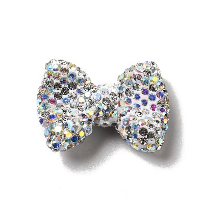 Polymer Clay Rhinestone Beads RGLA-D050-03A-1