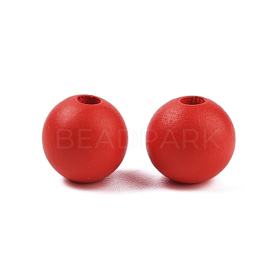 Wood European Beads WOOD-M014-01A-1