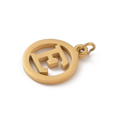 304 Stainless Steel Charms
with Jump Ring LS-STAS-R001-02G-E-1