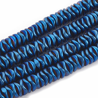 Electroplate Non-magnetic Synthetic Hematite Beads Strands G-N0321-07C-1