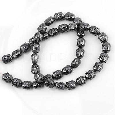 Non-magnetic Synthetic Hematite Beads Strands G-R260-35-1