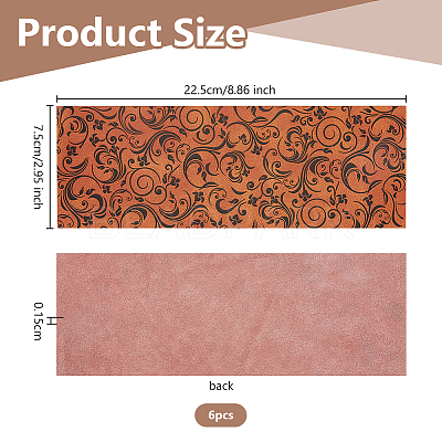 Leather Clothing Labels AJEW-WH0271-01-1