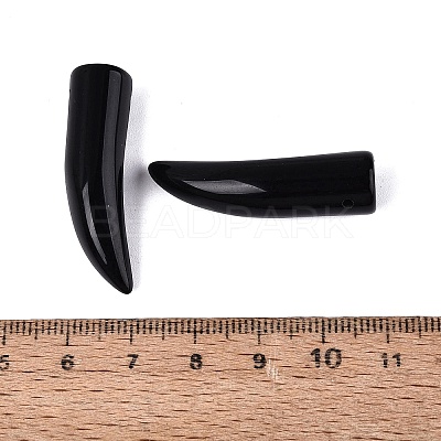 Natural Obsidian Pendants G-Q602-10C-1