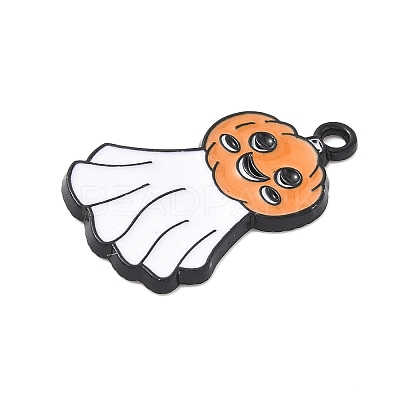 Halloween Alloy Enamel Pendants ENAM-P258-01B-B-1