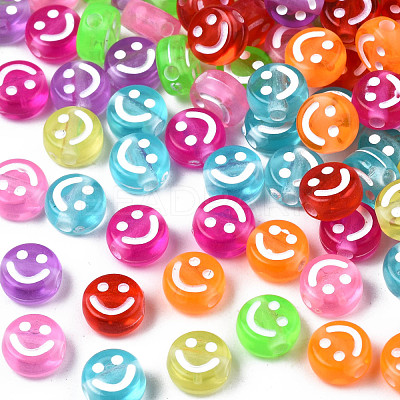 Transparent Acrylic Beads TACR-S135-001A-01-1