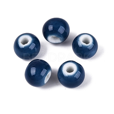 Vintage Handmade Porcelain Beads PORC-Q006-13A-09-1