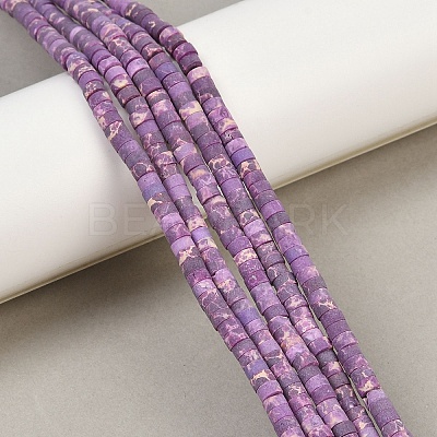 Dyed Synthetic Imperial Jasper Beads Strands G-Z089-A03-K-1