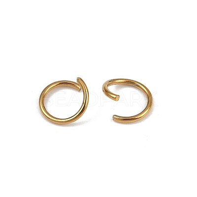 304 Stainless Steel Open Jump Rings X-STAS-Z137-01G-05-1