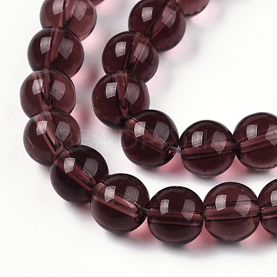 Transparent Glass Beads Strands LS-GLAA-T032-T8mm-19-1