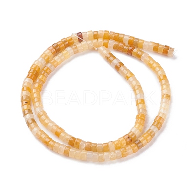 Natural Yellow Aventurine Beads Strands G-F631-A47-1