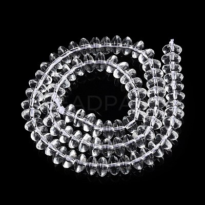 Transparent Glass Beads Strands GLAA-N001-62B-1
