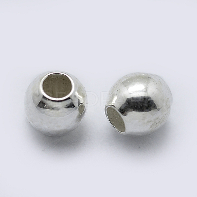 925 Sterling Silver Spacer Beads STER-K171-44S-3mm-1