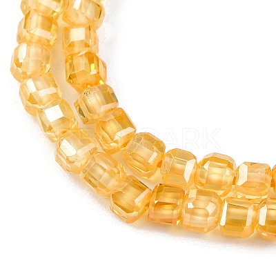 Cubic Zirconia Bead Strands ZIRC-P109-01B-02-1