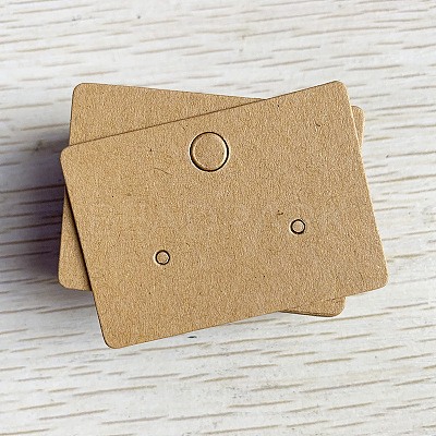 Kraft Paper Earring Display Cards X-PW-WG73449-04-1
