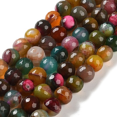 Natural Agate Beads Strands G-M437-B01-01E-1
